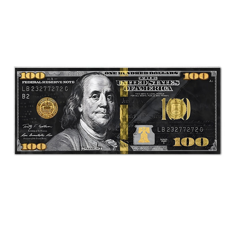 CashSociety™ - 100 Dollar Golden Bill